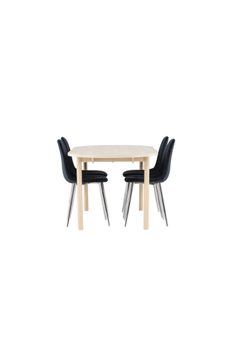 Venture Home Andy matbord med Polar matstol