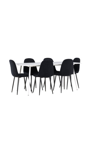 Venture Home Silar matbord med Polar matstol
