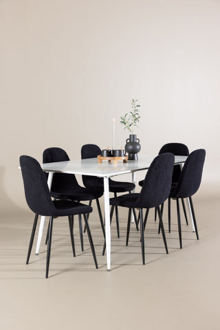 Venture Home Silar matbord med Polar matstol
