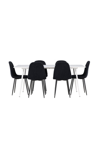 Venture Home Silar matbord med Polar matstol