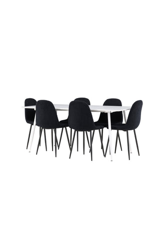 Venture Home Silar matbord med Polar matstol