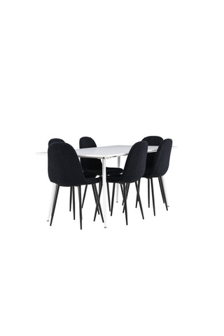 Venture Home Silar matbord med Polar matstol