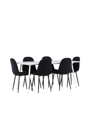 Venture Home Silar matbord med Polar matstol