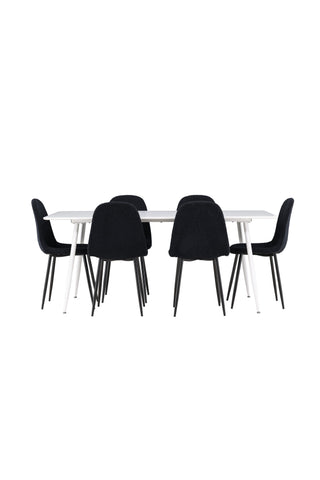 Venture Home Silar matbord med Polar matstol