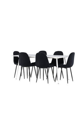 Venture Home Silar matbord med Polar matstol