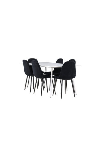 Venture Home Silar matbord med Polar matstol