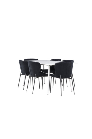 Venture Home Silar matbord med Modesto matstol