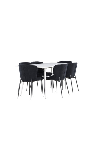 Venture Home Silar matbord med Modesto matstol