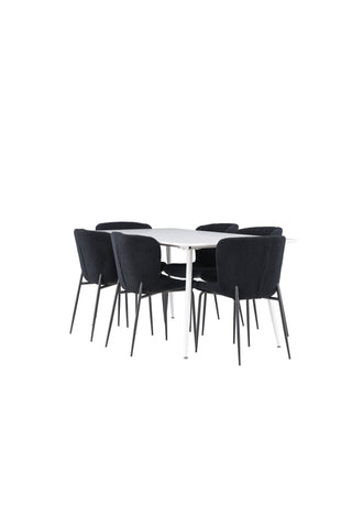 Venture Home Silar matbord med Modesto matstol