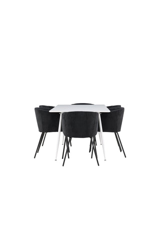 Venture Home Silar matbord med Berit matstol