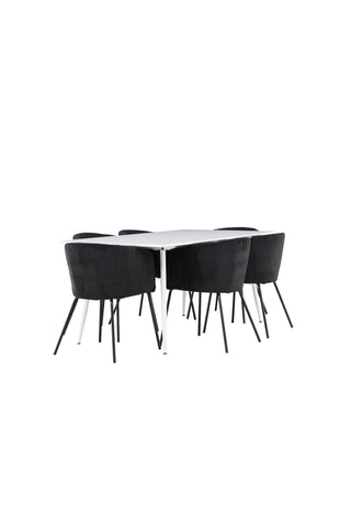 Venture Home Silar matbord med Berit matstol