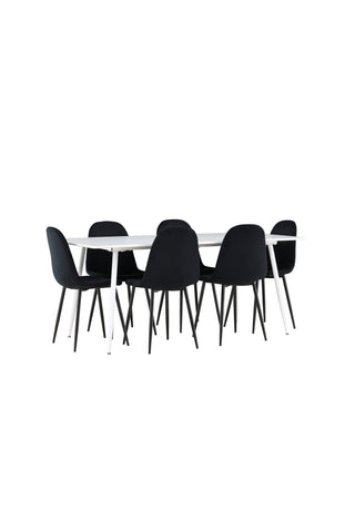 Venture Home Silar matbord med Polar matstol