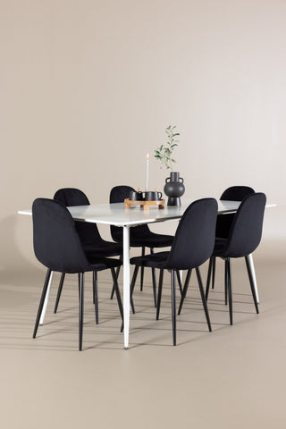 Venture Home Silar matbord med Polar matstol