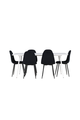 Venture Home Silar matbord med Polar matstol