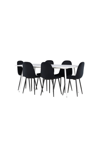 Venture Home Silar matbord med Polar matstol