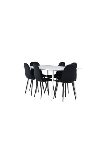 Venture Home Silar matbord med Polar matstol