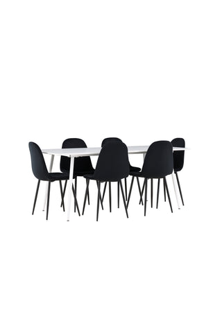 Venture Home Silar matbord med Polar matstol