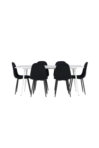 Venture Home Silar matbord med Polar matstol