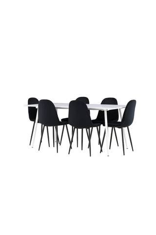 Venture Home Silar matbord med Polar matstol