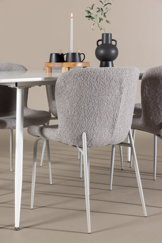 Venture Home Silar matbord med Modesto matstol