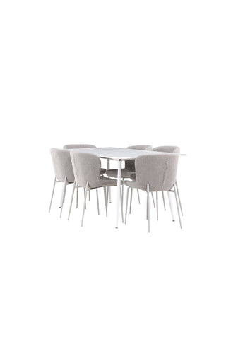 Venture Home Silar matbord med Modesto matstol