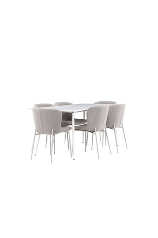 Venture Home Silar matbord med Modesto matstol