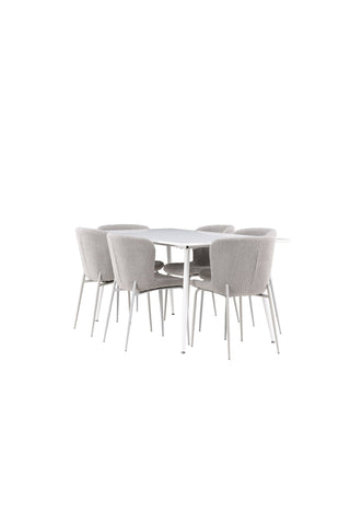 Venture Home Silar matbord med Modesto matstol