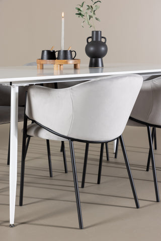 Venture Home Silar matbord med Evelina matstol