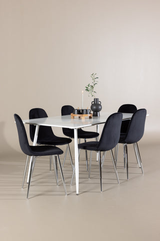 Venture Home Silar matbord med Polar matstol