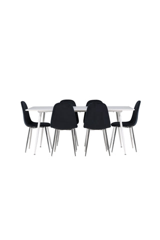 Venture Home Silar matbord med Polar matstol