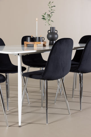 Venture Home Silar matbord med Polar matstol