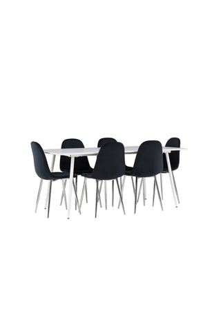 Venture Home Silar matbord med Polar matstol