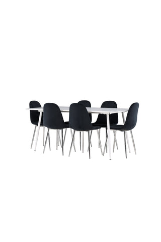 Venture Home Silar matbord med Polar matstol