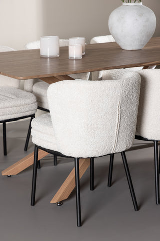 Venture Home Piazza matbord med Agnes matstol