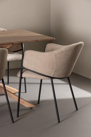 Venture Home Piazza matbord med Evelina matstol