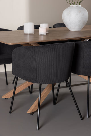 Venture Home Piazza matbord med Berit matstol