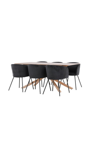 Venture Home Piazza matbord med Berit matstol