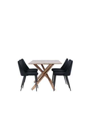 Venture Home Piazza matbord med nattstol