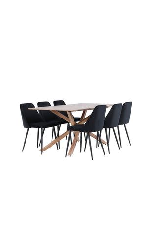 Venture Home Piazza matbord med nattstol