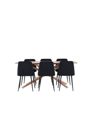 Venture Home Piazza matbord med nattstol