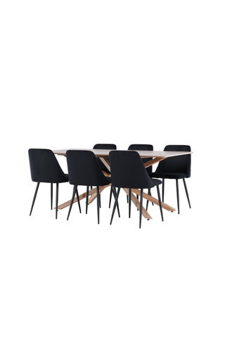 Venture Home Piazza matbord med nattstol
