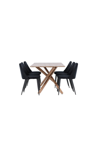 Venture Home Piazza matbord med nattstol