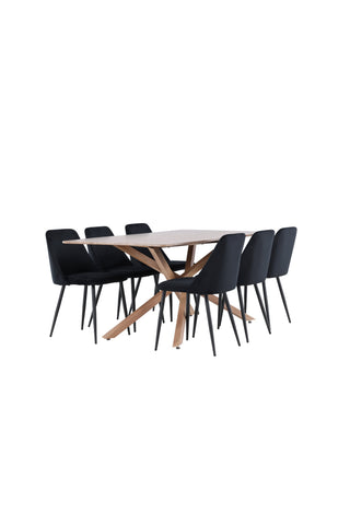 Venture Home Piazza matbord med nattstol