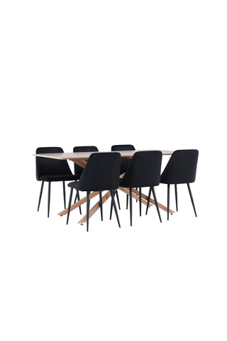 Venture Home Piazza matbord med nattstol