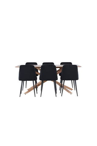 Venture Home Piazza matbord med nattstol