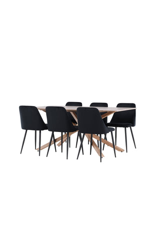 Venture Home Piazza matbord med nattstol