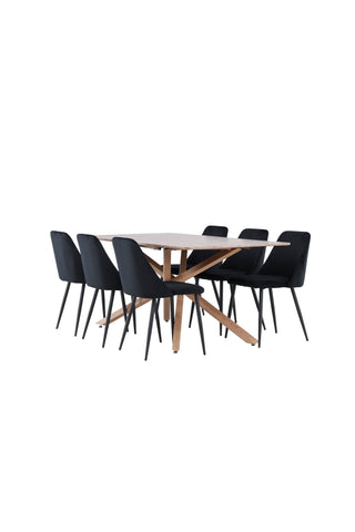 Venture Home Piazza matbord med nattstol