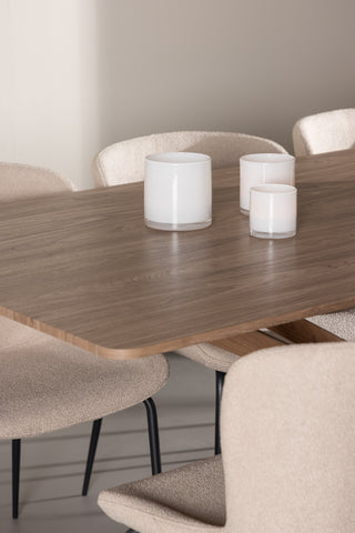 Venture Home Piazza matbord med Modesto matstol