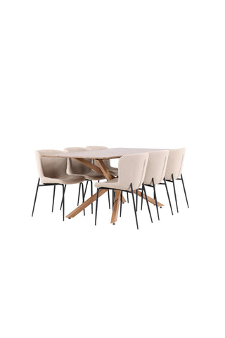 Venture Home Piazza matbord med Modesto matstol