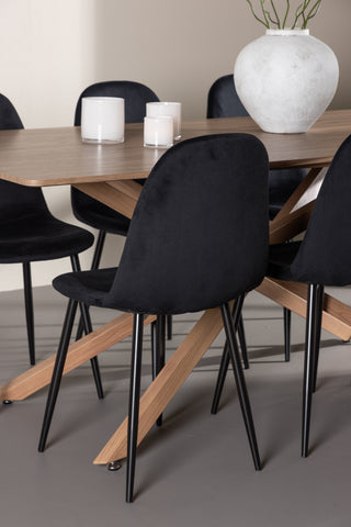 Venture Home Piazza matbord med Polar matstol